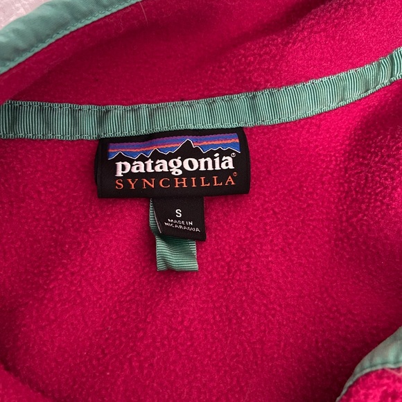Patagonia pink and green fleece - Picture 4 of 4